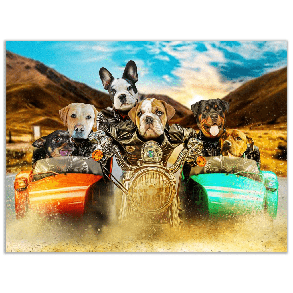 &#39;Harley Wooferson&#39; Personalized 6 Pet Poster