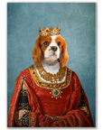 Póster Perro personalizado 'La Reina'
