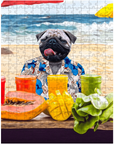 'The Beach Dog' Personalized Pet Puzzle
