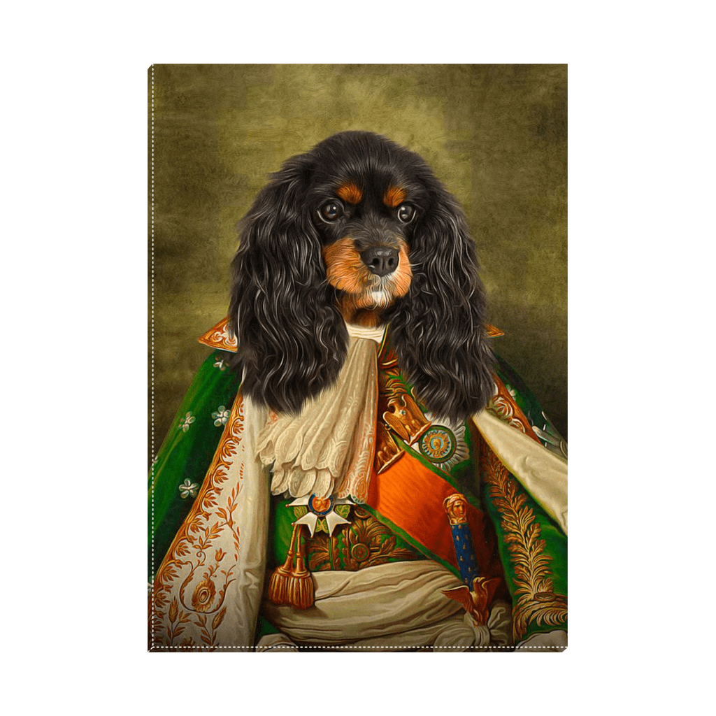 Lienzo personalizado para mascotas &#39;Prince Doggenheim&#39;