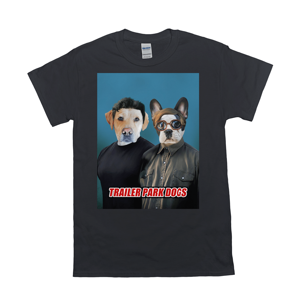 &#39;Trailer Park Dogs 1&#39; Personalized 2 Pet T-Shirt