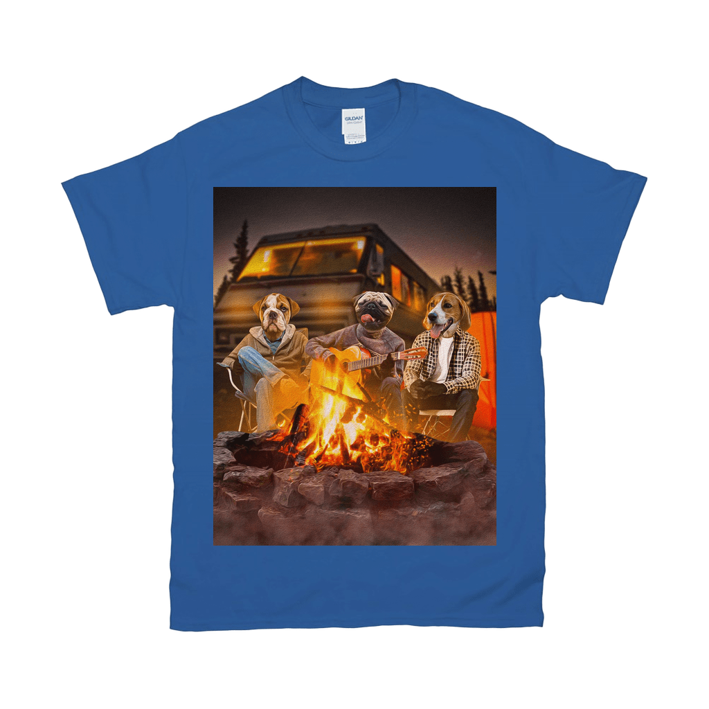 &#39;The Campers&#39; Personalized 3 Pet T-Shirt
