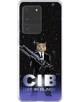 'Cat in Black' Personalized Phone Case