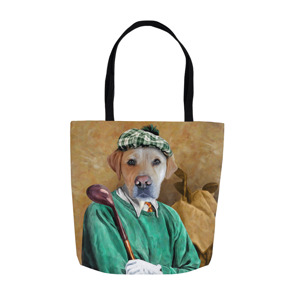 &#39;The Golfer&#39; Personalized Tote Bag