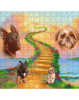 'The Rainbow Bridge 2 Pet' Personalized 2 Pet Puzzle