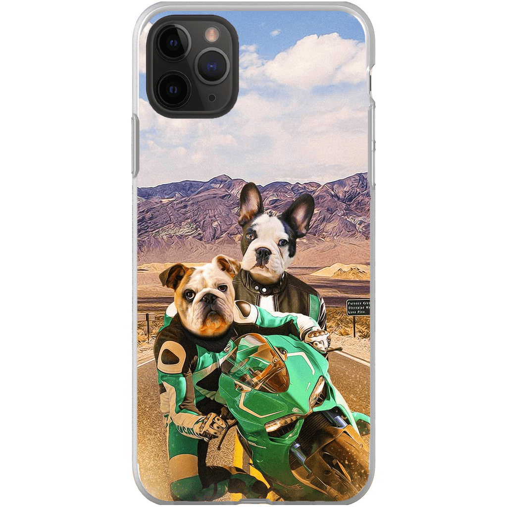 &#39;Kawadawgi Riders&#39; Personalized 2 Pet Phone Case