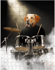 Rompecabezas personalizado para mascotas 'El baterista'