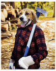 'The Lumberjack' Personalized Pet Poster