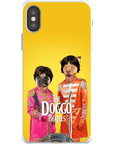Funda personalizada para teléfono con 2 mascotas 'The Doggo Beatles'