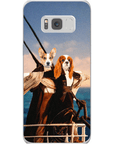 'Titanic Doggos' Personalized 2 Pet Phone Case