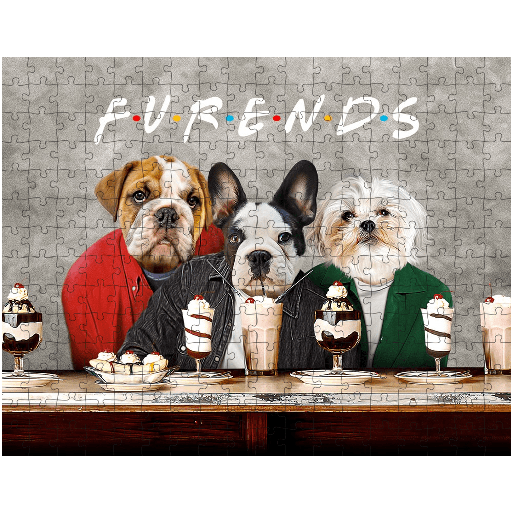 &#39;Furends&#39; Personalized 3 Pet Puzzle