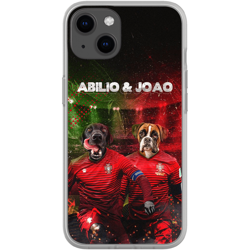 &#39;Portugal Doggos&#39; Personalized 2 Pet Phone Case