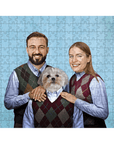 'Step Doggo/Humans' Personalized Puzzle