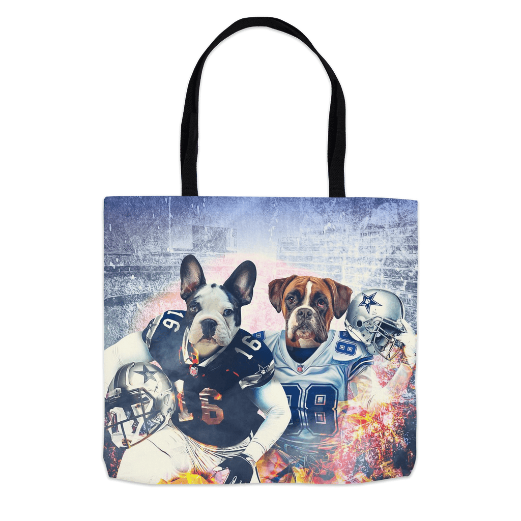 &#39;Dallas Doggos&#39; Personalized 2 Pet Tote Bag