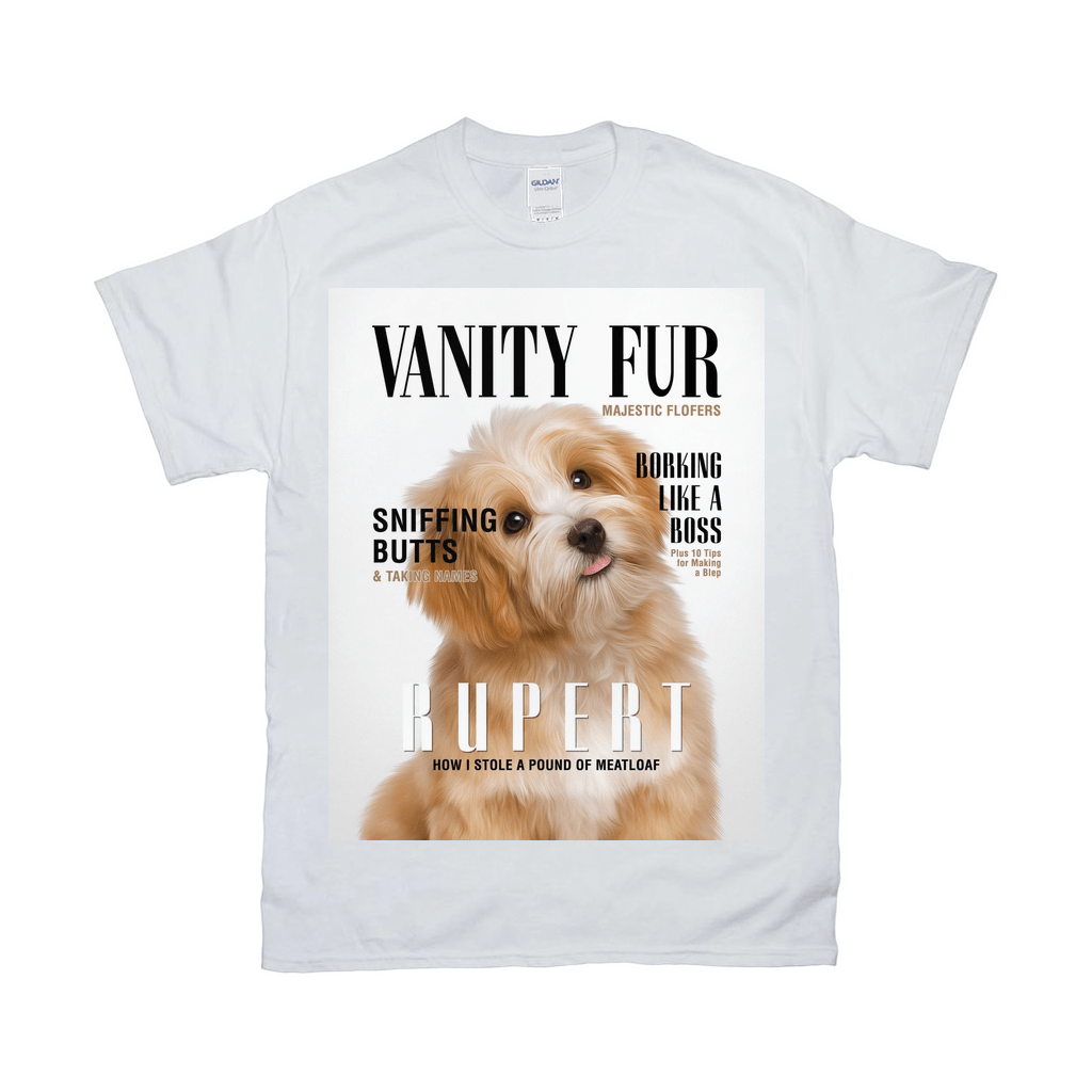 &#39;Vanity Fur&#39; Personalized Pet T-Shirt