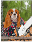'Lumberwoman' Personalized Pet Blanket