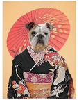 'Memoirs of Doggeisha' Personalized Pet Blanket