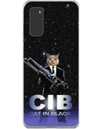 'Cat in Black' Personalized Phone Case