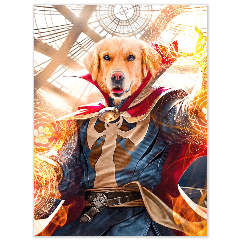 &#39;Dawgtor Strange&#39; Personalized Pet Poster