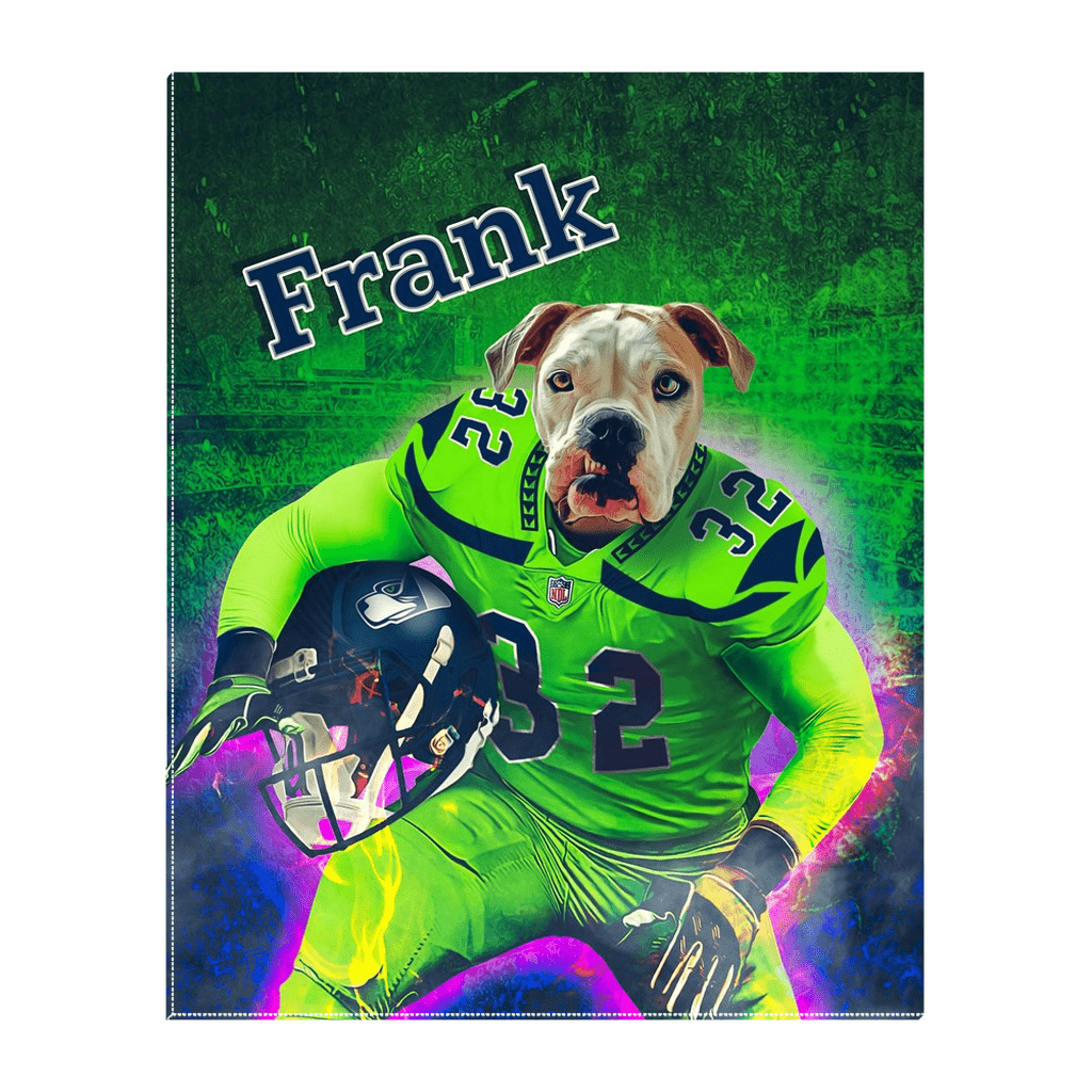 'Seattle Doggos' Personalized Pet Standing Canvas