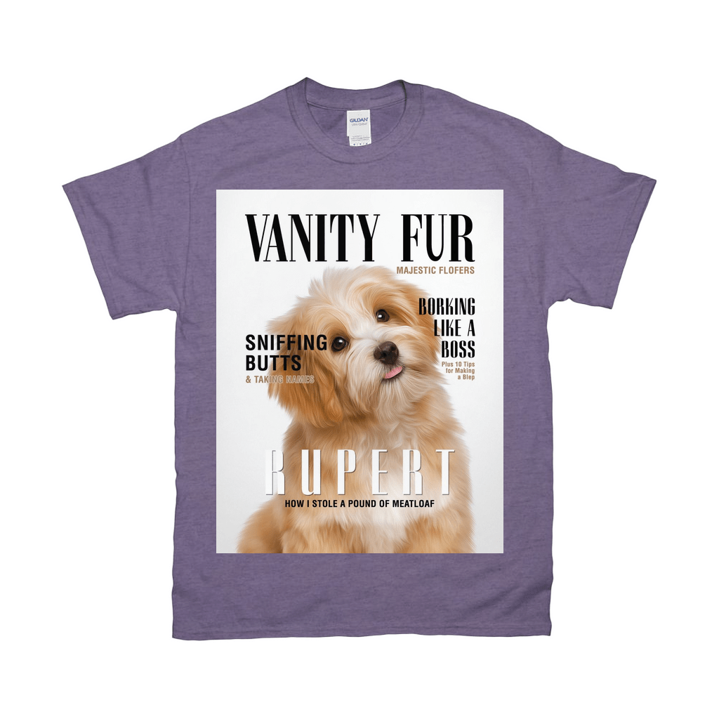 &#39;Vanity Fur&#39; Personalized Pet T-Shirt