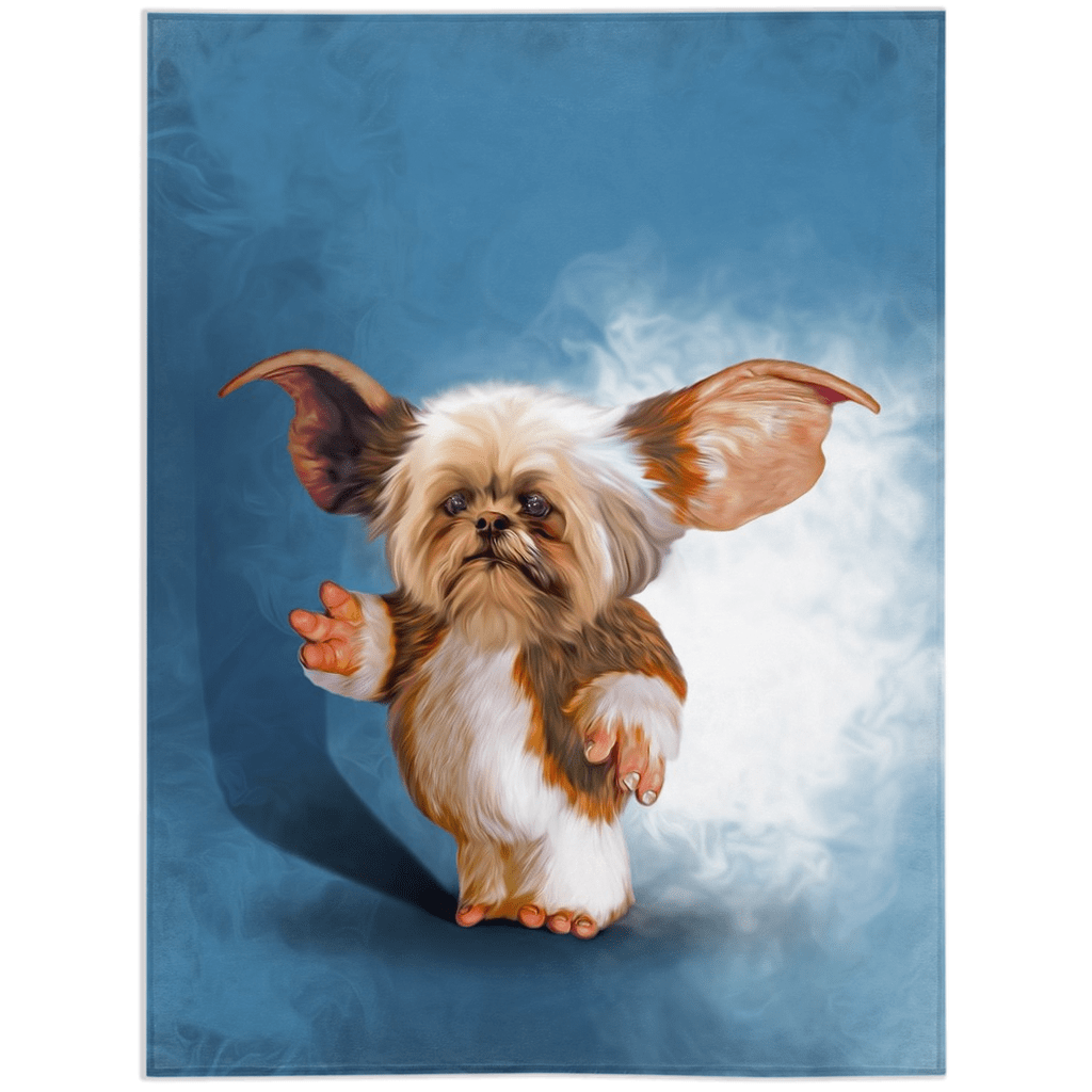 &#39;Gizmo Doggo&#39; Personalized Pet Blanket