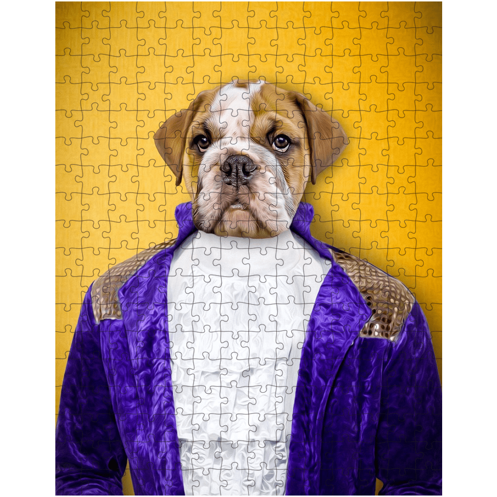 Puzzle personalizado para mascotas &#39;El Príncipe-Doggo&#39;