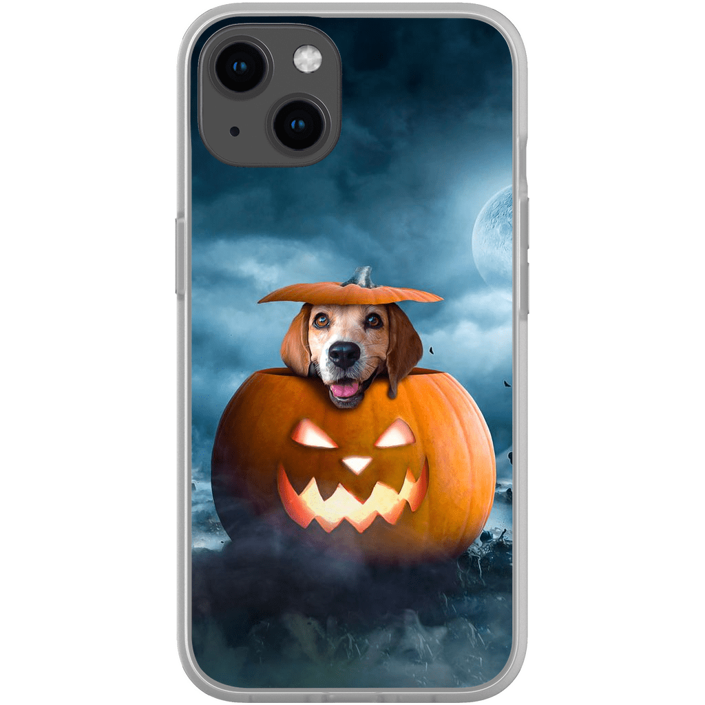 &#39;The Pawmpkin&#39; Personalized Phone Case
