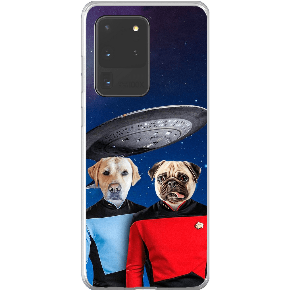 &#39;Doggo-Trek&#39; Personalized 2 Pet Phone Case