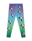 Calzas personalizadas (Aurora boreal: 1-4 mascotas)