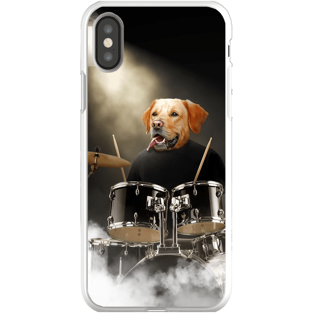 &#39;The Drummer&#39; Personalized Phone Case