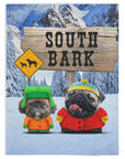 Manta personalizada para 2 mascotas 'South Bark' 
