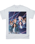 '1980s Lazer Portrait 1 Pet/Humans(Females)' Personalized T-Shirt