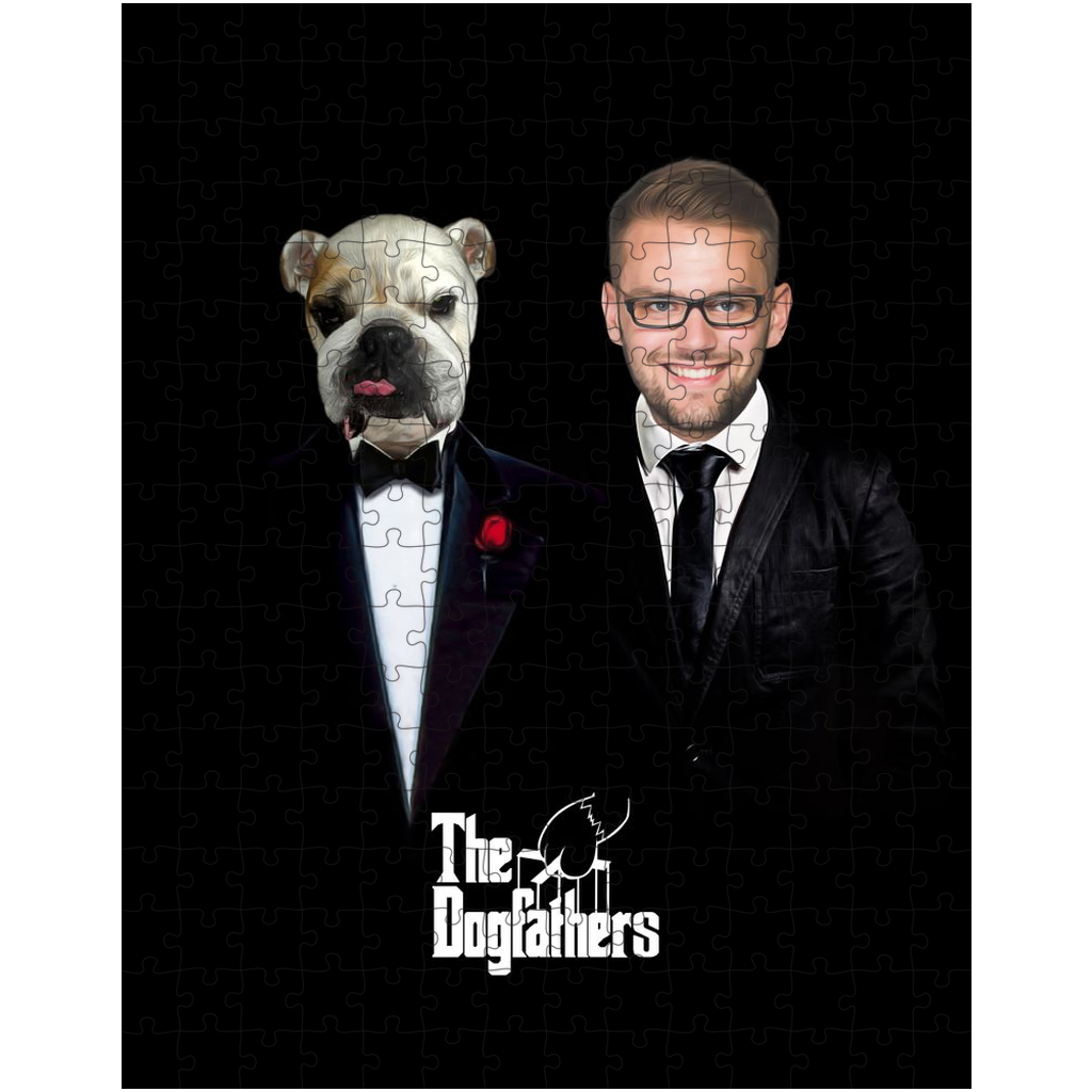 &#39;The Dogfathers&#39; Personalized Pet/Human Puzzle