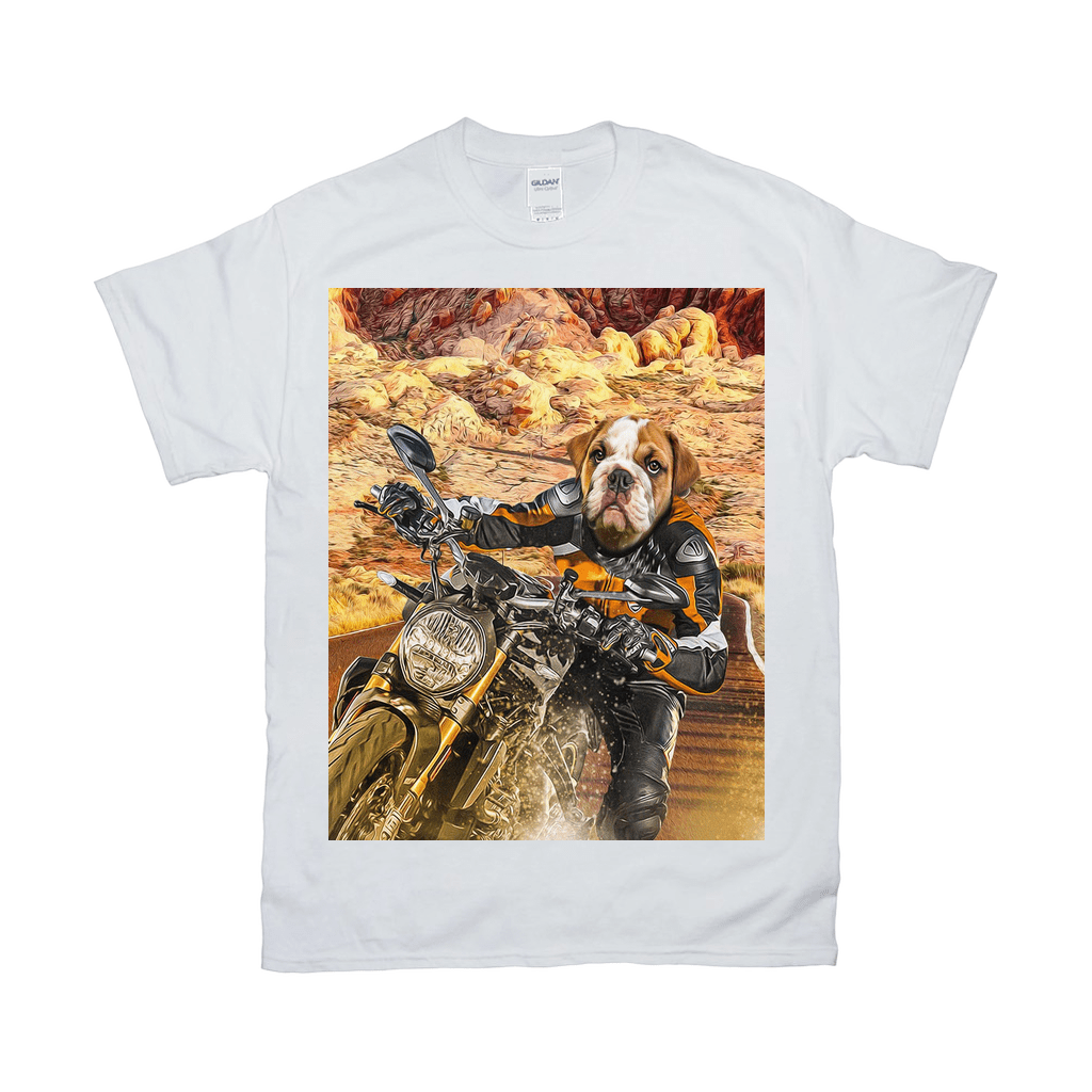 &#39;Dogati Rider&#39; Personalized Pet T-Shirt