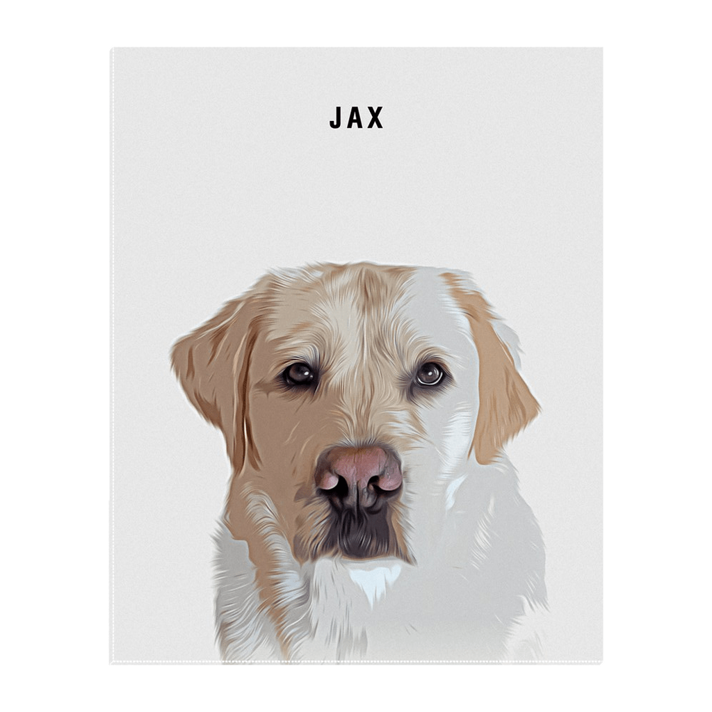 Personalized Modern Pet Standing Canvas