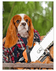 'Lumberwoman' Personalized Pet Poster