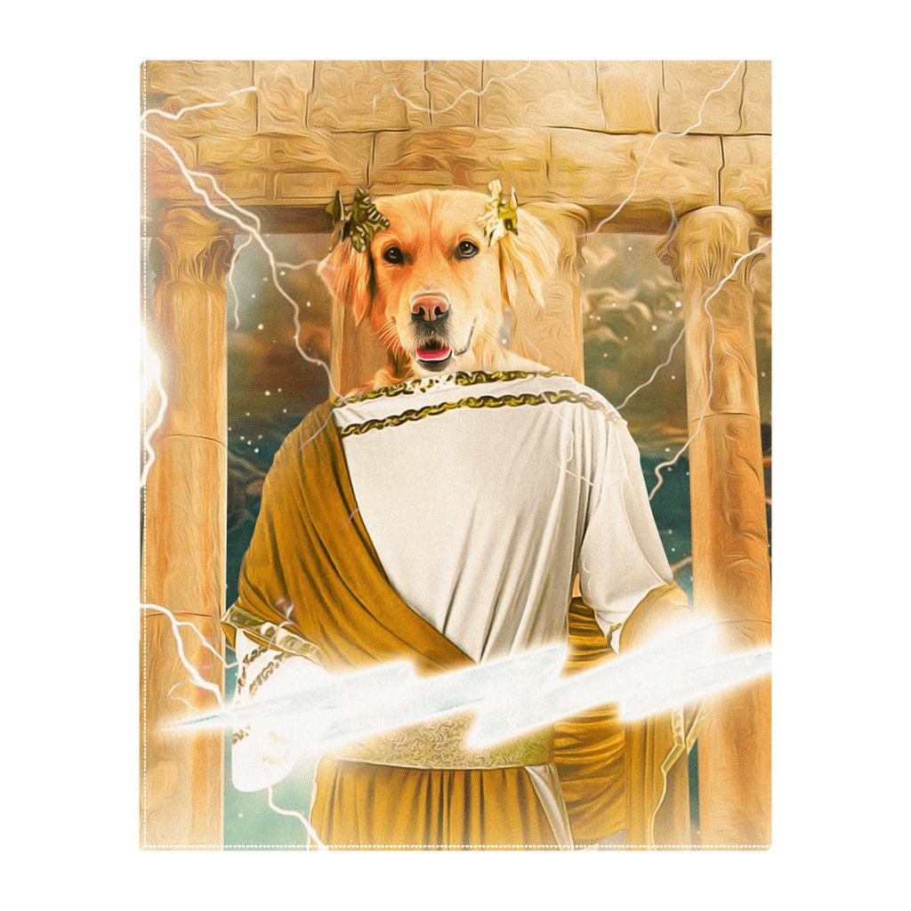 &#39;Zeus Doggo&#39; Personalized Pet Standing Canvas