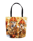 'The Firefighters' Personalized 2 Pet Tote Bag