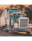 'The Truckers' Personalized 4 Pet Puzzle