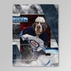 'Winnepeg Doggos Hockey' Personalized Pet Blanket