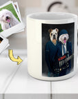 Taza personalizada para 2 mascotas 'AC/Doggos'