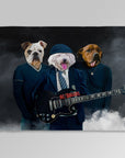 'AC/Doggos' Personalized 3 Pet Blanket