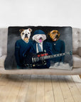 'AC/Doggos' Personalized 3 Pet Blanket