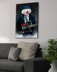 'AC/Doggo' Personalized Pet Canvas