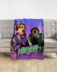 'A Night at the Pawsbury' Personalized 2 Pet Blanket