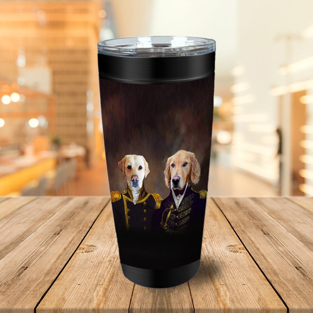The Admiral And The Captain Personalized 2 Pet Tumbler