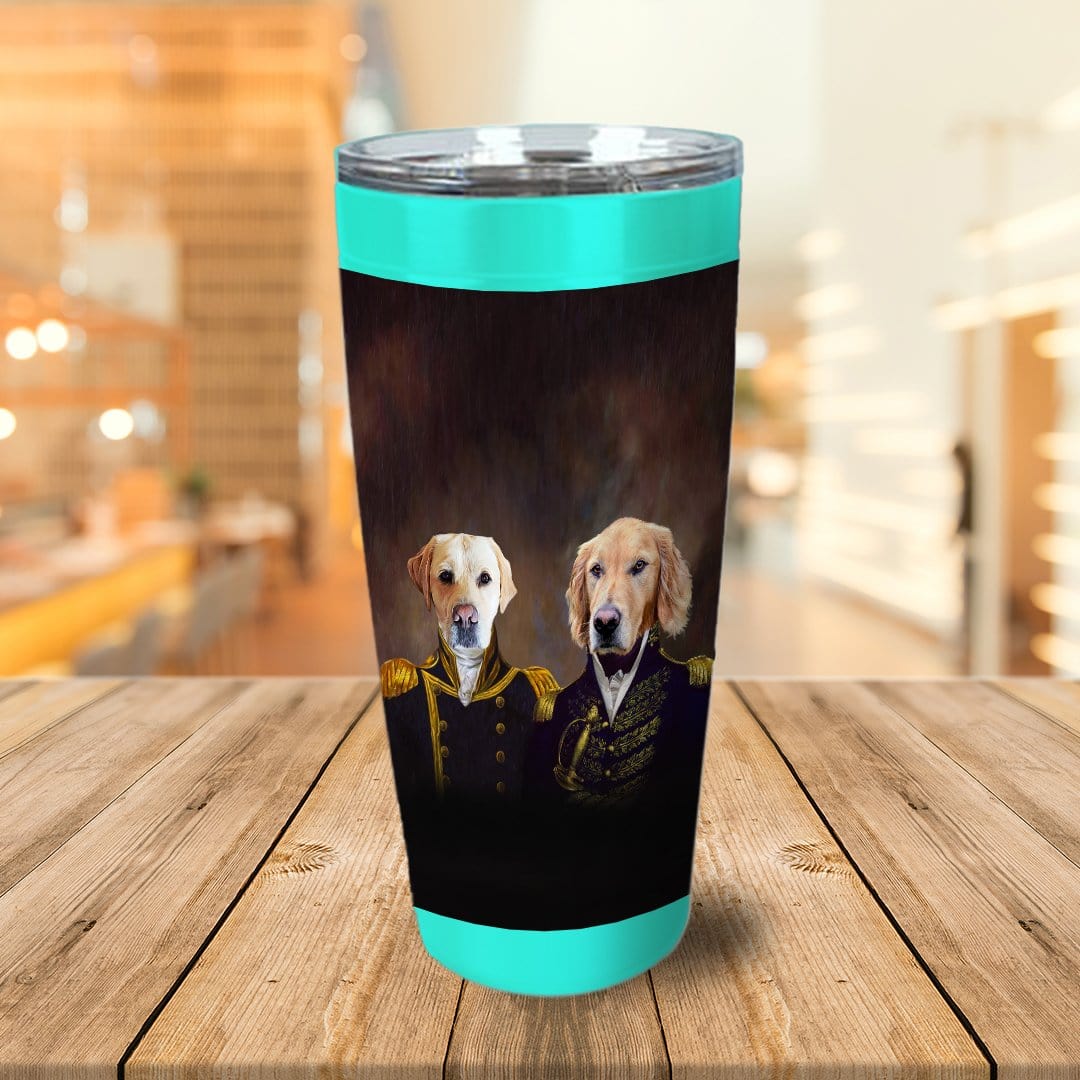 The Admiral And The Captain Personalized 2 Pet Tumbler