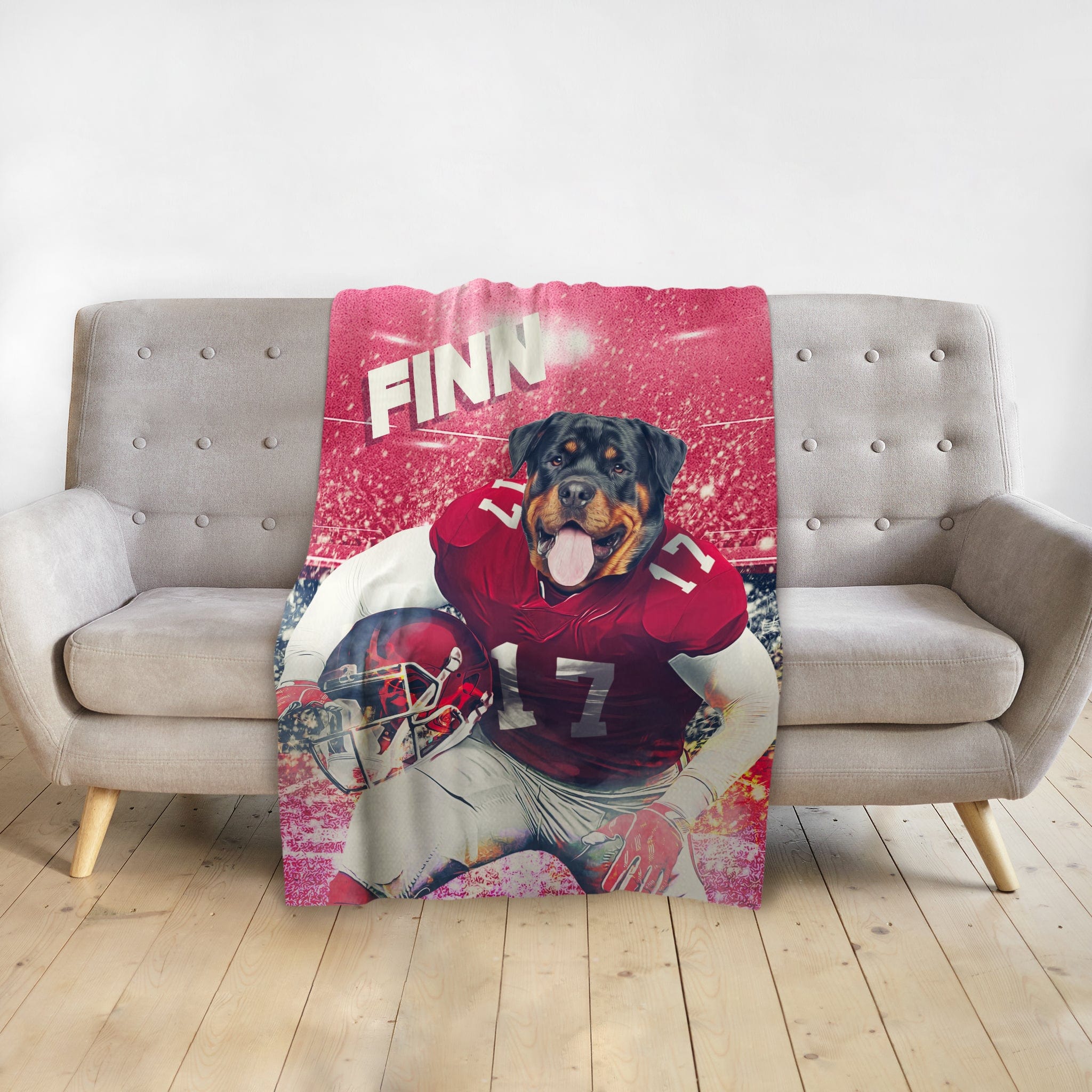 &#39;Alabama Doggos&#39; Personalized Pet Blanket