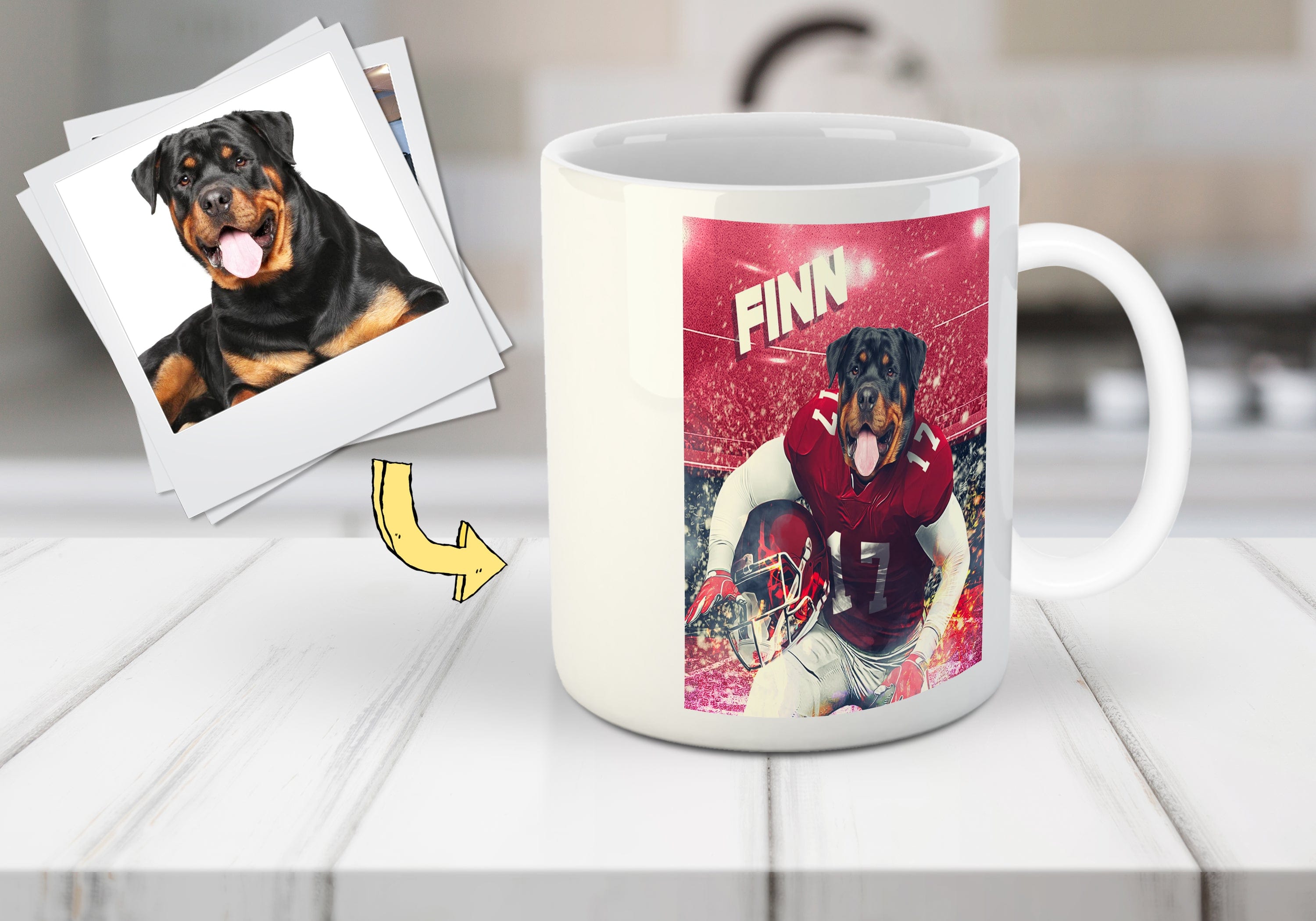 &#39;Alabama Doggos&#39; Personalized Pet Mug